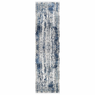 Austex RUGS 80x300cm Rosalind Vintage Blue Runner