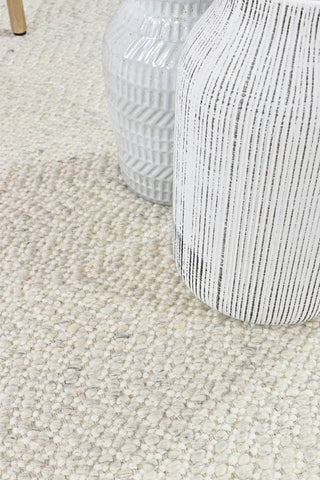 AUSTEX RUGS Adelaide Ivory Wool Rug