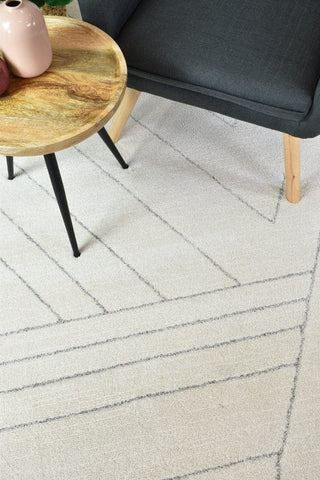 Austex RUGS Alina Cream Modern Geometric Rug