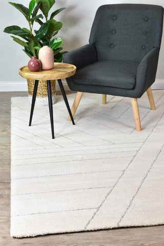 Austex RUGS Alina Cream Modern Geometric Rug