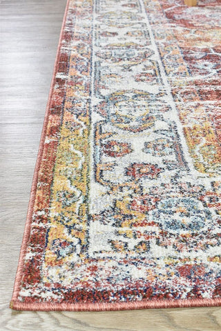 Austex RUGS Caria Terracotta Transitional Rug