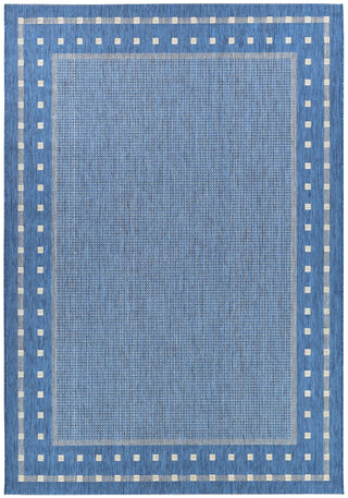 Austex RUGS Carter Blue Outdoor Rug