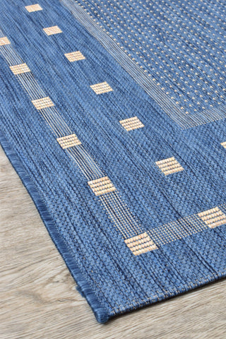 Austex RUGS Carter Blue Outdoor Rug