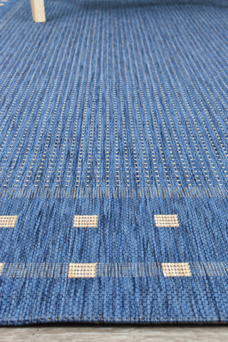 Austex RUGS Carter Blue Outdoor Rug