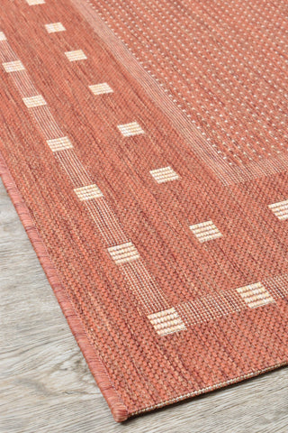 Austex RUGS Carter Terracotta Outdoor Rug