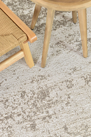 Austex RUGS Eden Beige & White Outdoor Rug