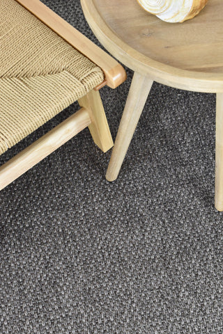 Austex RUGS Hanalei Charcoal Outdoor Rug