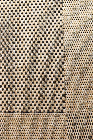 Austex RUGS Hanalei Sand & Black Outdoor Rug