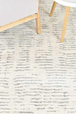 Austex RUGS Nora Cream & Grey Berber Rug