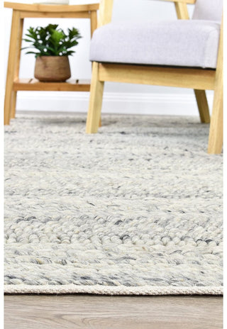 AUSTEX Rugs Normandy Ivory Textured Wool Rug