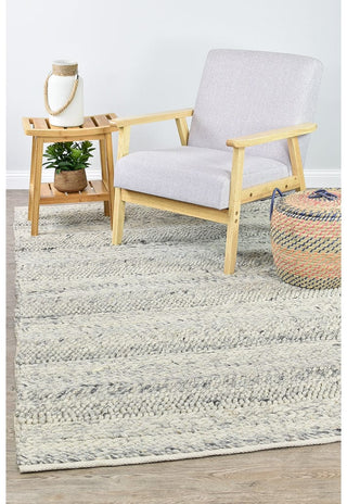 AUSTEX Rugs Normandy Ivory Textured Wool Rug