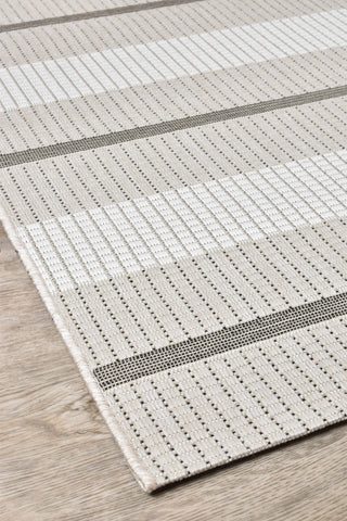 Austex RUGS Omari Beige & Cream Stripe Outdoor Rug