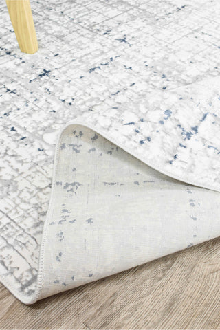 Austex RUGS Phoenix White & Blue Modern Rug