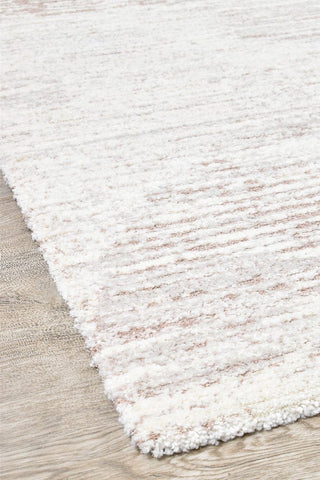 Austex RUGS Rayne Cream & Pink Berber Rug