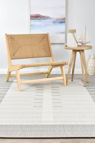 Austex RUGS Samba Silver & Cream Outdoor Rug