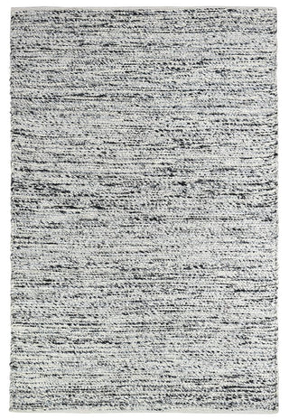 AUSTEX Rugs Sloane Marbled Black & Ivory Wool Rug