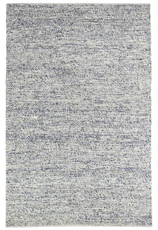 AUSTEX Rugs Sloane Marbled Blue & Ivory Wool Rug