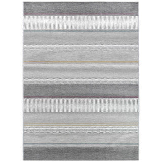 Austex RUGS Vermont Grey Striped Rug