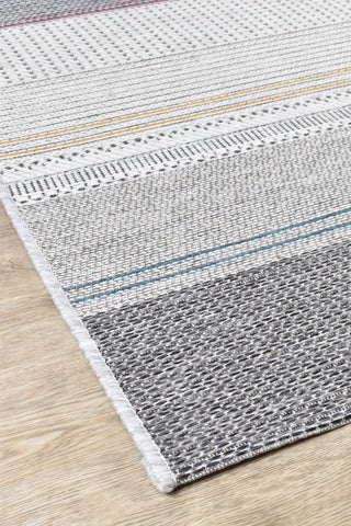 Austex RUGS Vermont Grey Striped Rug