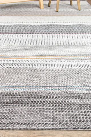 Austex RUGS Vermont Grey Striped Rug