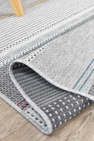 Austex RUGS Vermont Grey Striped Rug