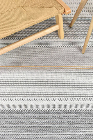 Austex RUGS Vermont Grey Striped Rug