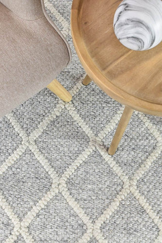 Austex Rugs Willow Grey Wool Rug