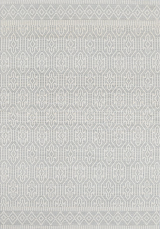 Brand Ventures RUGS 160x230cm Mariana Geometric Light Grey Wool Rug