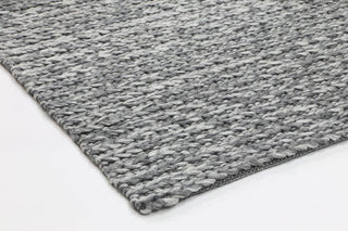 Brand Ventures RUGS Abbie Charcoal Braided Wool Rug