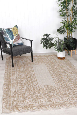 Brand Ventures RUGS Aura Beige Indoor Outdoor Rug