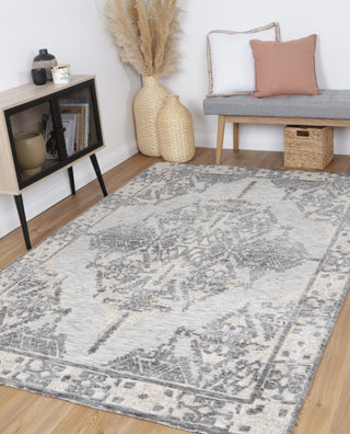 Brand Ventures RUGS Beas Charcoal & Beige Rug