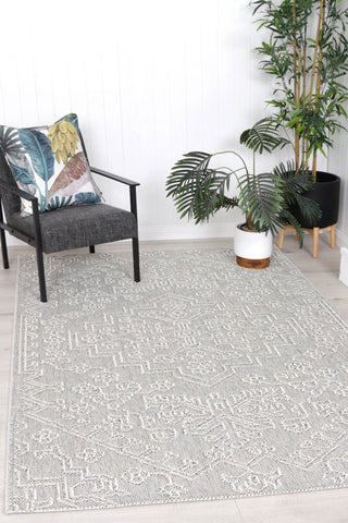 Brand Ventures RUGS Braska Grey Indoor Outdoor Rug