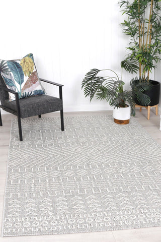 Brand Ventures RUGS Bresha Grey Indoor Outdoor Rug