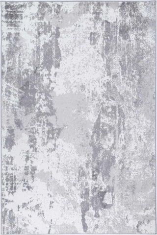 Brand Ventures RUGS Ermina Modern Abstract Light Grey Rug