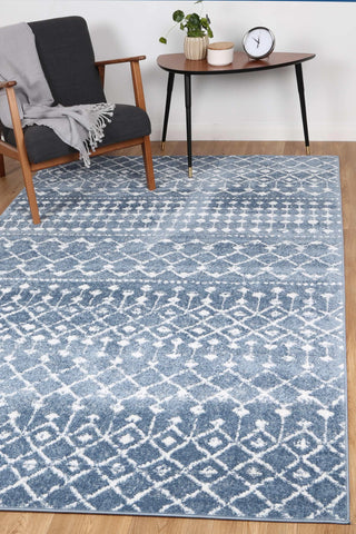 Brand Ventures RUGS Ermina Tribal Blue Rug