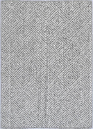 Brand Ventures RUGS Fugui Grey Geometric Flatweave Rug