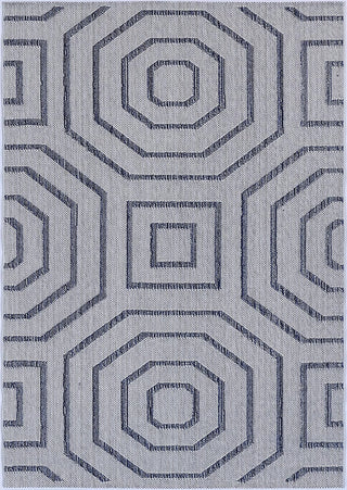 Brand Ventures RUGS Hale Charcoal Geometric Flatweave Rug