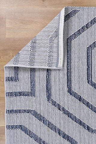 Brand Ventures RUGS Hale Charcoal Geometric Flatweave Rug