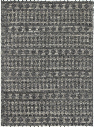 Brand Ventures RUGS Himadri Neats Grey Contemporary Wool Blend Rug