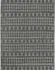 Brand Ventures RUGS Himadri Neats Grey Contemporary Wool Blend Rug