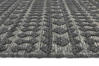 Brand Ventures RUGS Himadri Neats Grey Contemporary Wool Blend Rug