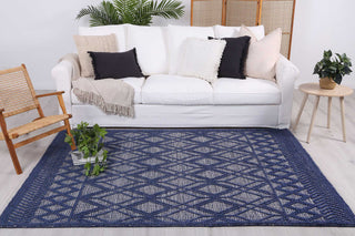 Brand Ventures RUGS Iris Blue Wool Blend Rug