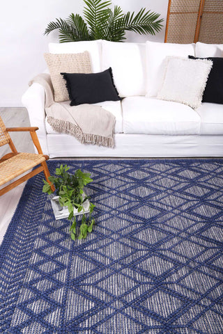 Brand Ventures RUGS Iris Blue Wool Blend Rug