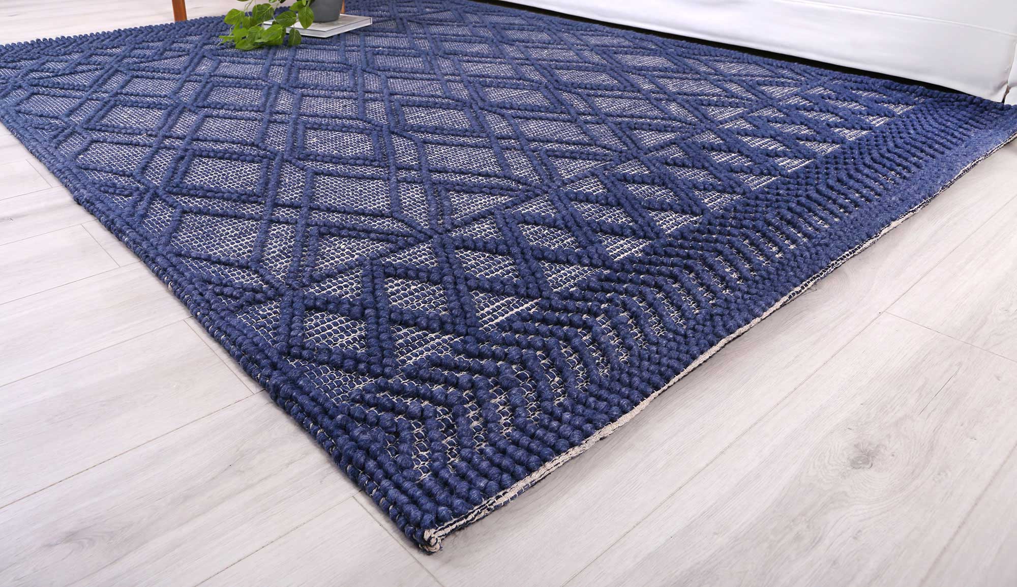 Brand Ventures RUGS Iris Blue Wool Blend Rug