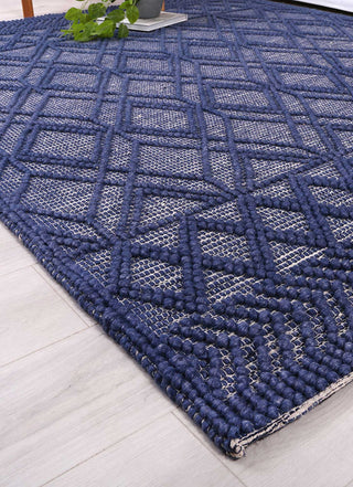 Brand Ventures RUGS Iris Blue Wool Blend Rug