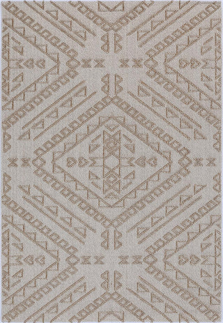 Brand Ventures RUGS Kilifa Beige Tribal Flatweave Rug