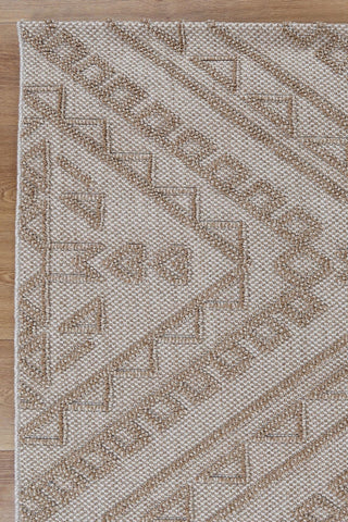 Brand Ventures RUGS Kilifa Beige Tribal Flatweave Rug