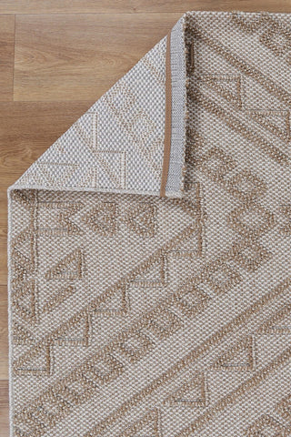 Brand Ventures RUGS Kilifa Beige Tribal Flatweave Rug