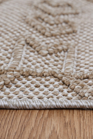 Brand Ventures RUGS Kilifa Beige Tribal Flatweave Rug