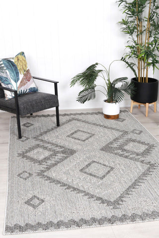 Brand Ventures RUGS Maki Grey Indoor Outdoor Rug